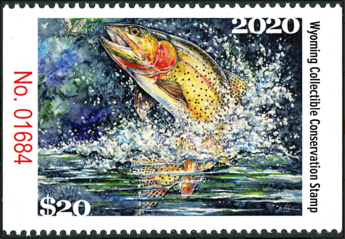 Wyoming conservation stamp 2020