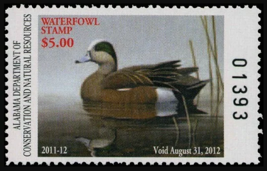 Alabama Waterfowl Stamp 2011