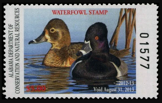 Alabama Waterfowl Stamp 2012