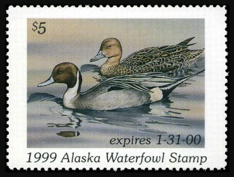 Alaska Waterfowl Stamp 1999